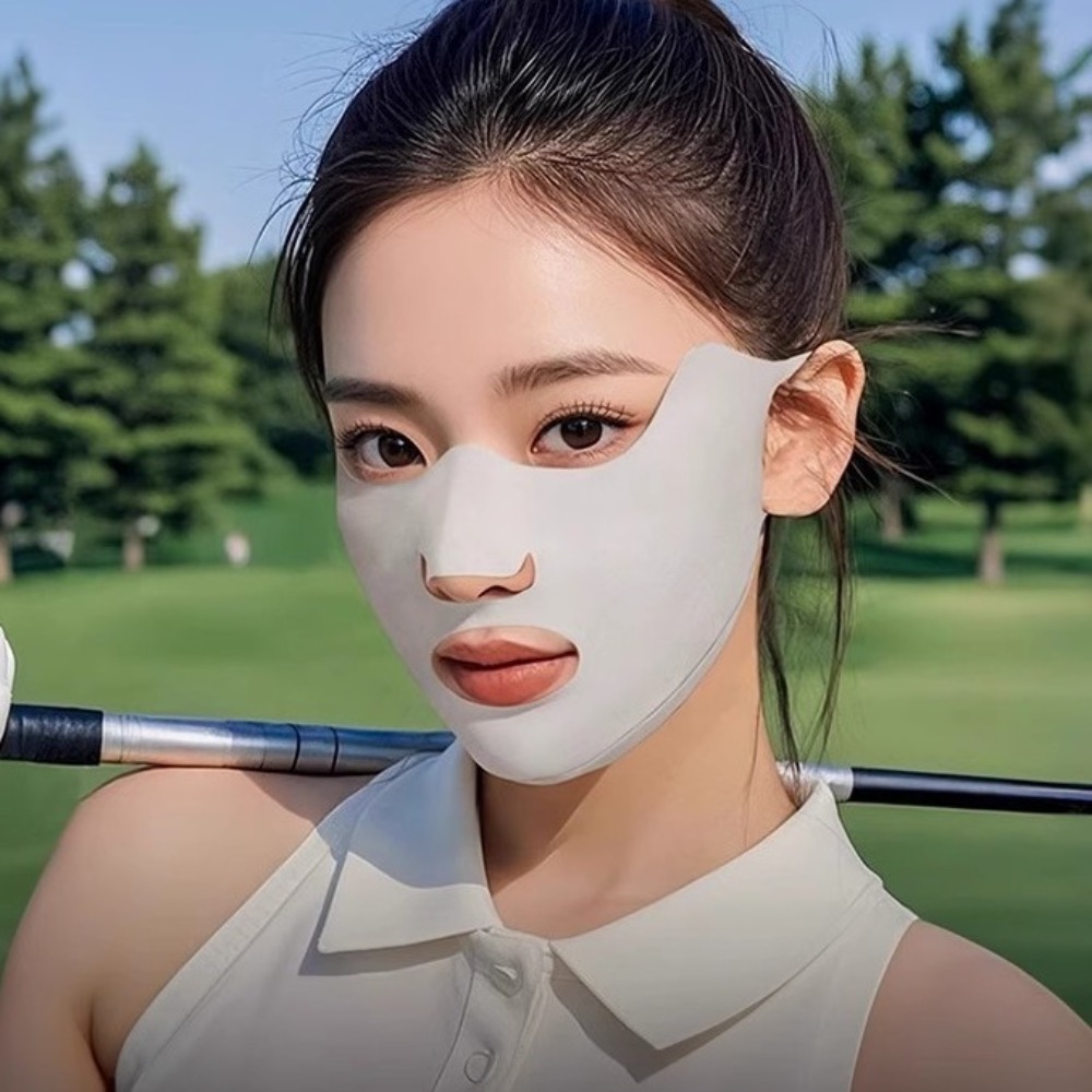 New Breathable Ice Silk Mask A - Sports Mask Breathable ulasan dan harga