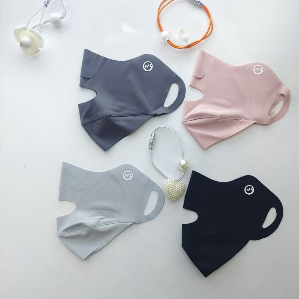 New Breathable Ice Silk Mask A - Sports Mask Breathable ulasan dan harga