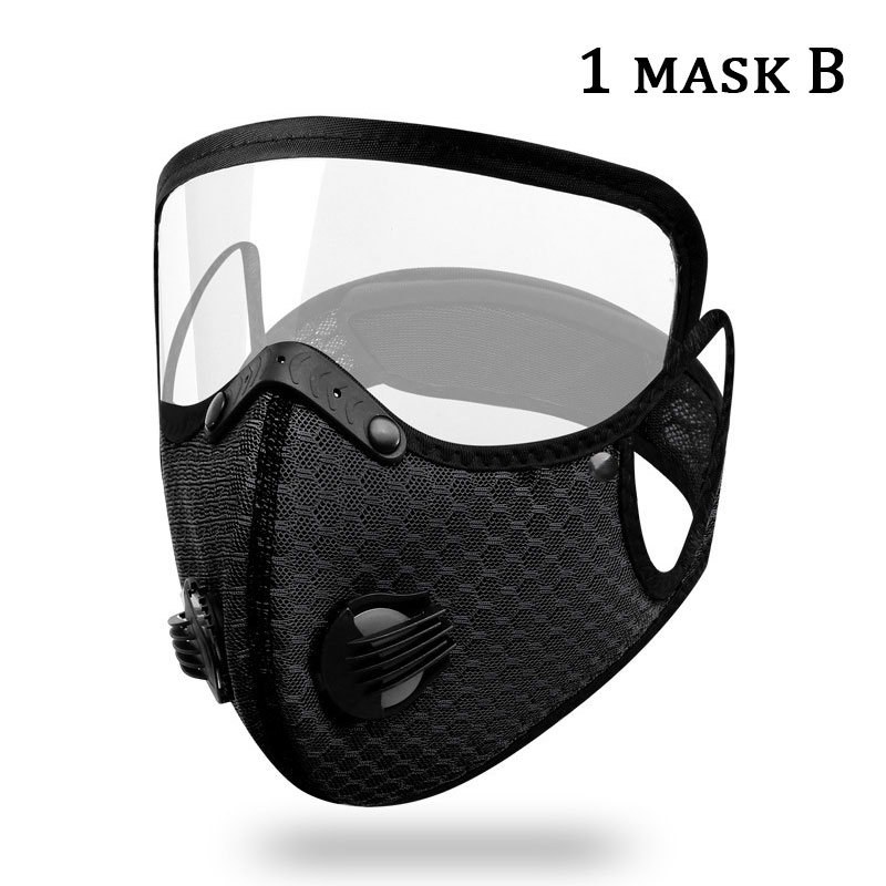 Cycling Face Mask Sport Washab - Dust Mask Construction ulasan dan harga