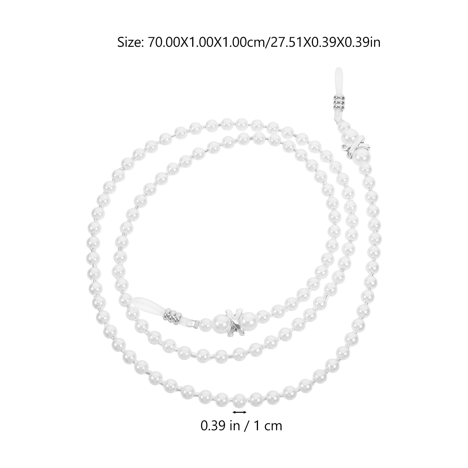 Pearl Eyeglass Chain Elegant B - Mask Chain Holder ulasan dan harga
