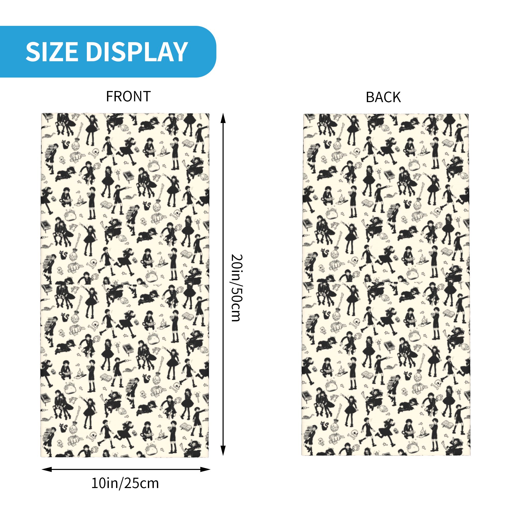 Custom Halloween Magic Girl An - Neck Gaiter Face Cover ulasan dan harga