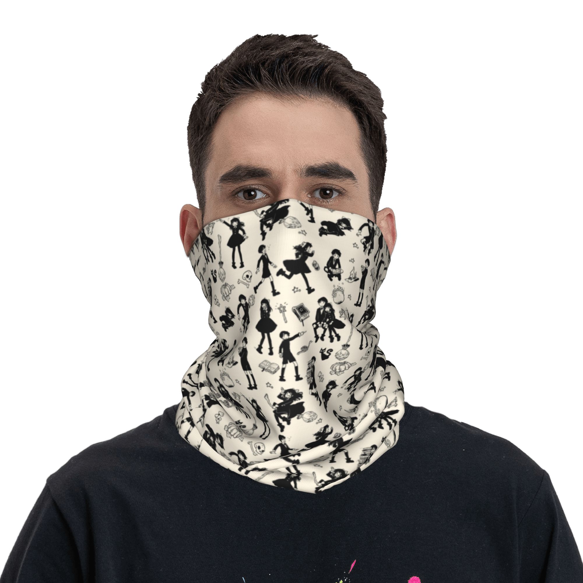 Custom Halloween Magic Girl An - Neck Gaiter Face Cover ulasan dan harga