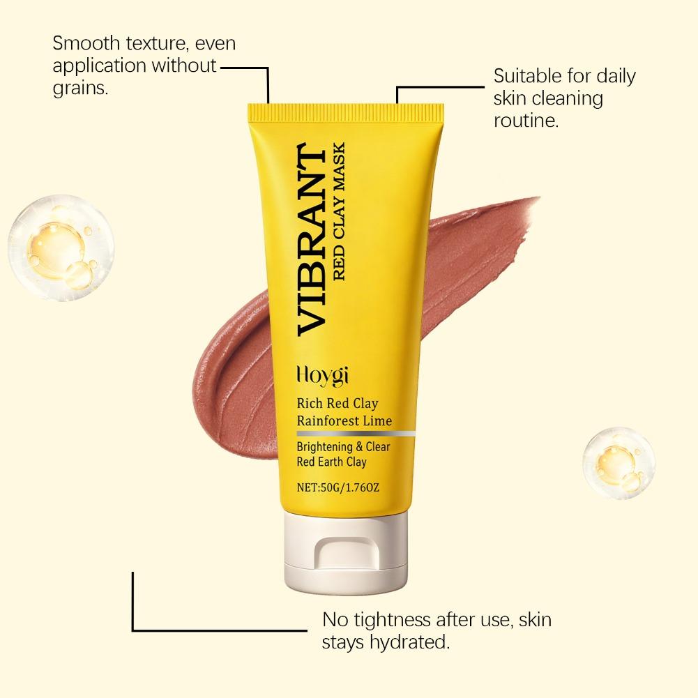 Vibrant Red Clay Mask - Natura - Dust Mask Construction ulasan dan harga